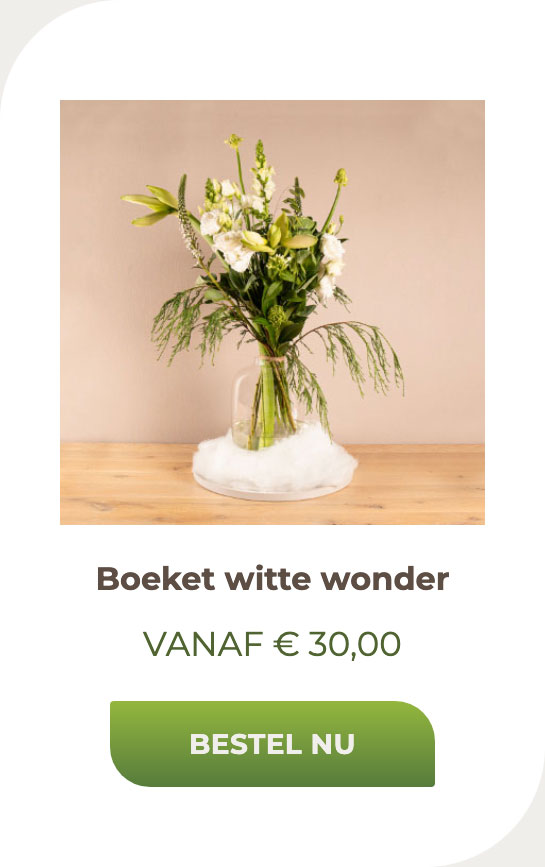 Boeket witte wonder