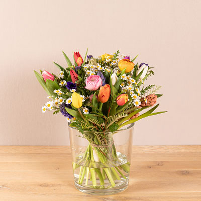 Vrolijk voorjaarsboeket Vrolijk voorjaarsboeket