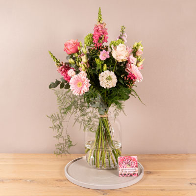 Zacht boeket voor Secretaressedag Zacht boeket voor Secretaressedag