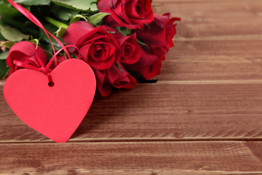 Bloemen voor Valentijnsdag